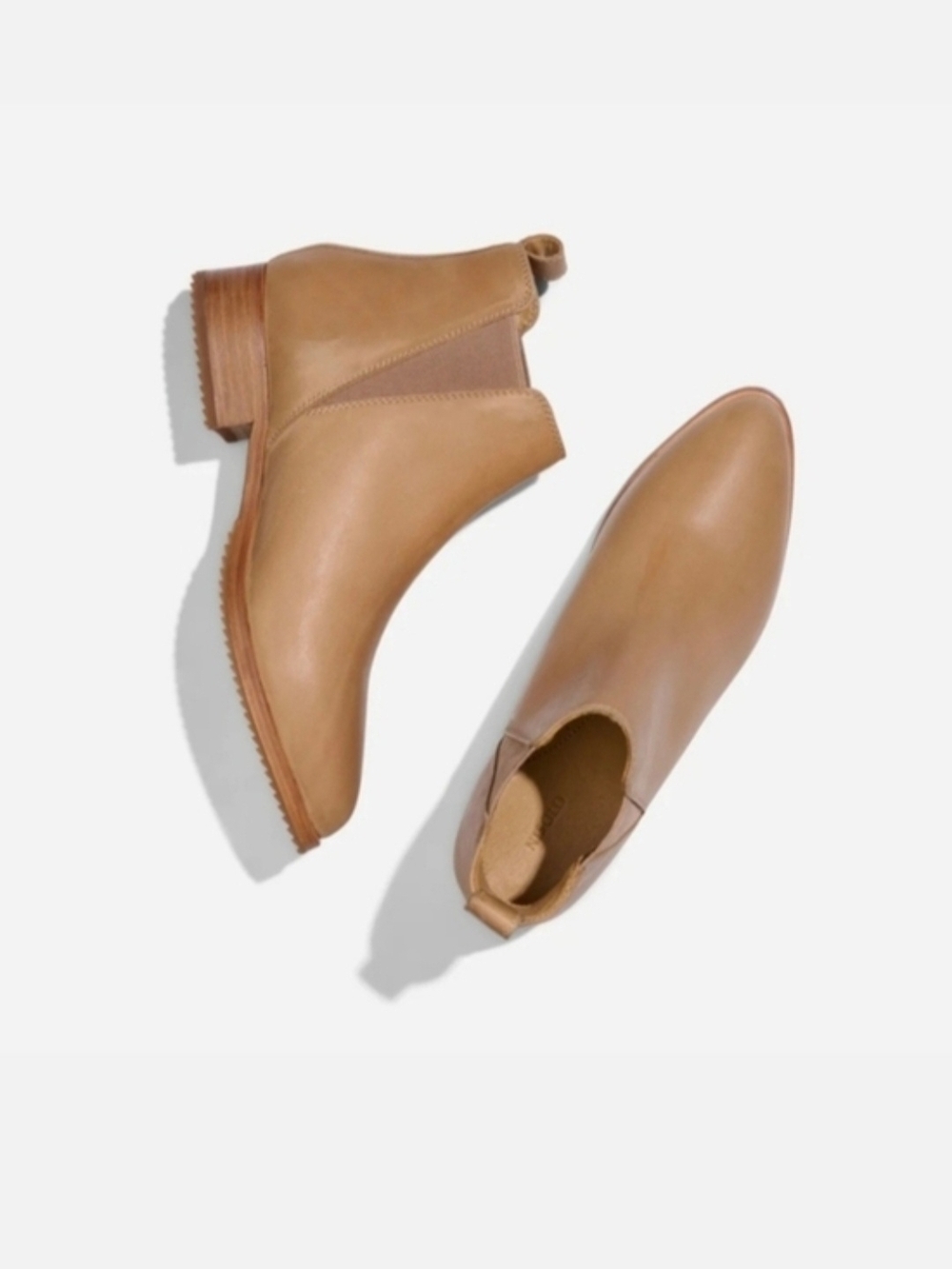 Nisolo Eva Classic Women's Chelsea Boot - Tan Sz 7 New In Box Ret $228